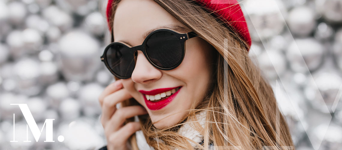 gafas de sol en invierno